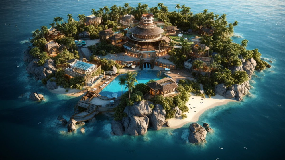 The Allure of Private Islands: Solitude and Seclusion Amidst Vast Oceans
